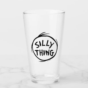 Dr. Seuss Thing One Thing Two - Silly Thing Glass