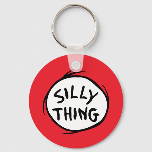 Dr Seuss  Thing One Thing Two _ Silly Thing Keychain