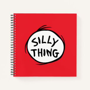 Dr. Seuss Thing One Thing Two - Silly Thing Notebook