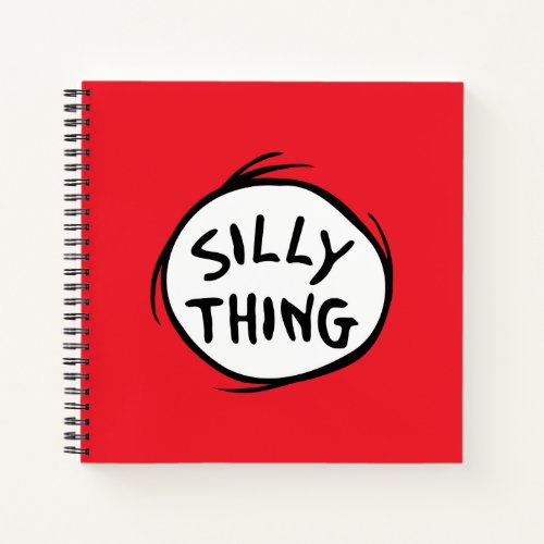 Dr Seuss  Thing One Thing Two _ Silly Thing Notebook