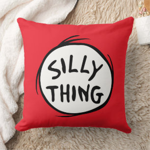 Dr. Seuss Thing One Thing Two - Silly Thing Throw Pillow