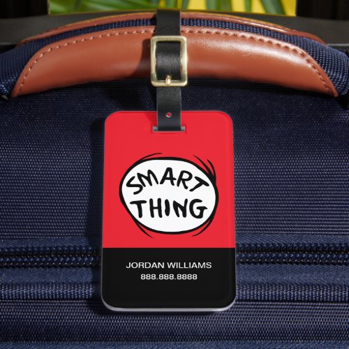 Dr Seuss  Thing One Thing Two _ Smart Thing Luggage Tag