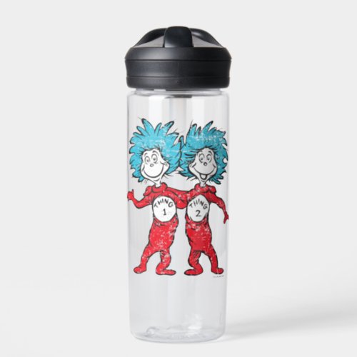 Dr Seuss  Thing One Thing Two Standing Water Bottle