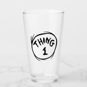 Dr. Seuss Thing One Thing Two - Thing One Glass