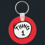 Dr. Seuss | Thing One Thing Two - Thing One Keychain<br><div class="desc">Check out this awesome Thing One Thing Two,  "Thing Two" shirt from Dr. Seuss!</div>