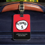 Dr. Seuss | Thing One Thing Two - Thing One Luggage Tag<br><div class="desc">Check out this awesome Thing One Thing Two,  "Thing One" shirt from Dr. Seuss!</div>