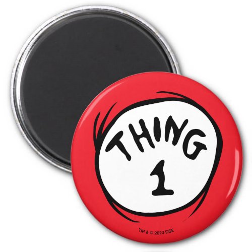 Dr Seuss  Thing One Thing Two _ Thing One Magnet
