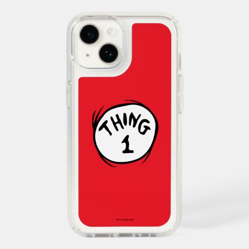 Dr Seuss  Thing One Thing Two _ Thing One Speck iPhone 14 Case