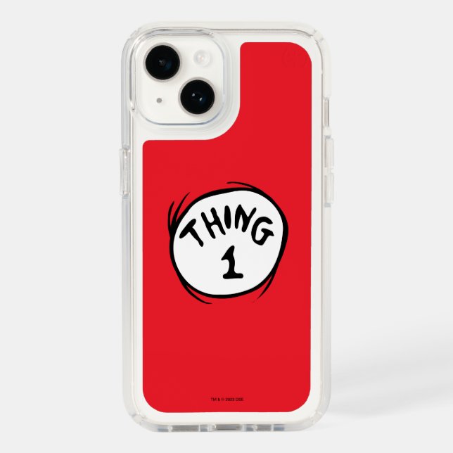 Dr. Seuss | Thing One Thing Two - Thing One Speck iPhone Case (Front)