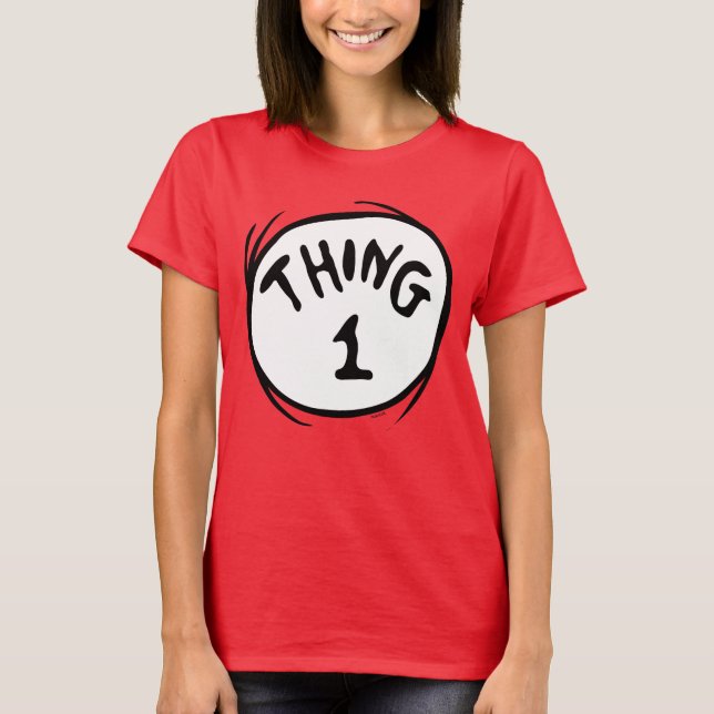 Dr. Seuss | Thing One Thing Two - Thing One T-Shirt (Front)