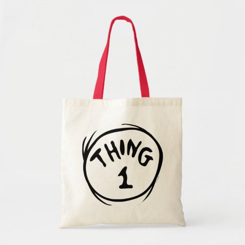 Dr Seuss  Thing One Thing Two _ Thing One Tote Bag