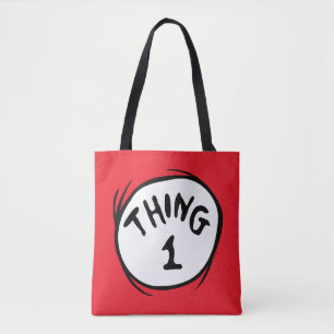 Dr. Seuss Thing One Thing Two - Thing One Tote Bag