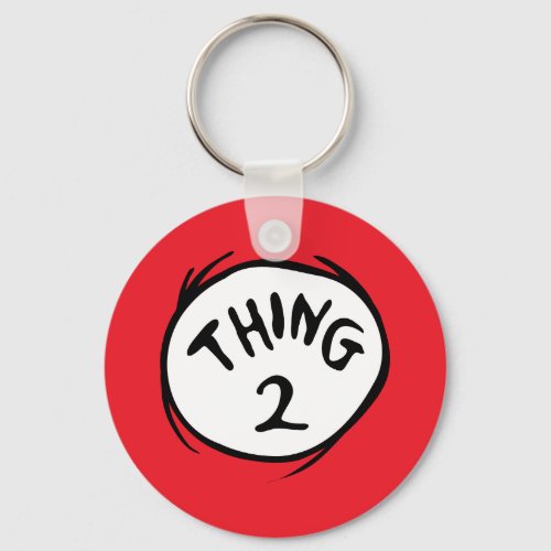 Dr Seuss  Thing One Thing Two _ Thing Two Keychain