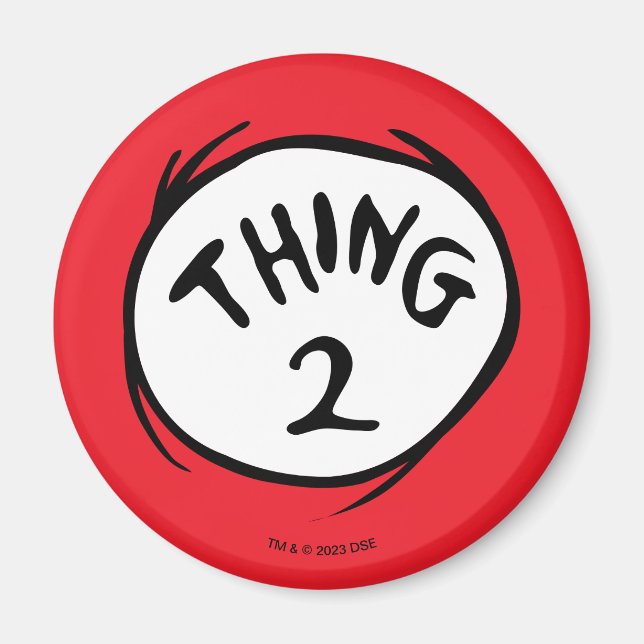 Dr. Seuss | Thing One Thing Two - Thing Two Magnet (Front)