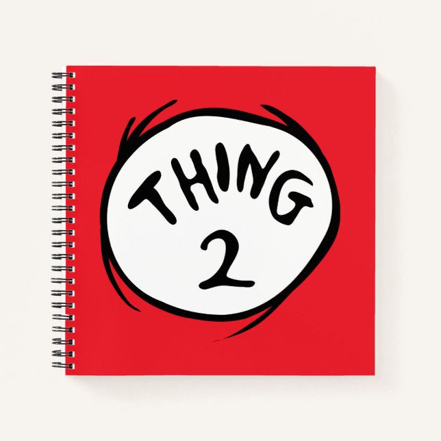 Dr. Seuss | Thing One Thing Two - Thing Two Notebook (Front)