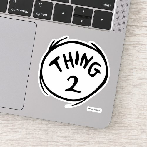 Dr Seuss  Thing One Thing Two _ Thing Two Sticker