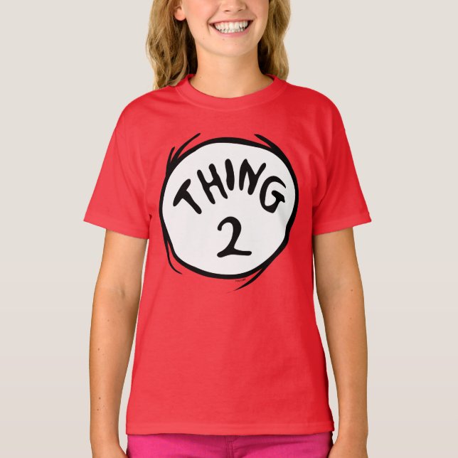 Dr. Seuss | Thing One Thing Two - Thing Two T-Shirt (Front)
