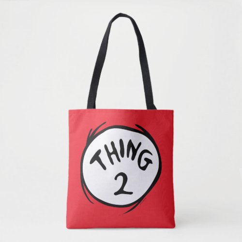 Dr Seuss  Thing One Thing Two _ Thing Two Tote Bag