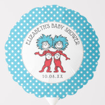 Dr. Seuss Thing One Thing Two | Twins Baby Shower