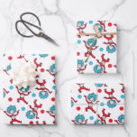 Dr. Seuss Thing One Thing Two | Twins Baby Shower Wrapping Paper Sheets