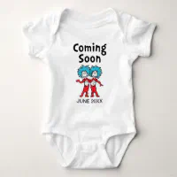 Dr. Seuss Thing One Thing Two Twins Coming Soon Baby Bodysuit Zazzle