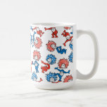 Dr. Seuss | Thing One Thing Two US Flag Pattern Coffee Mug
