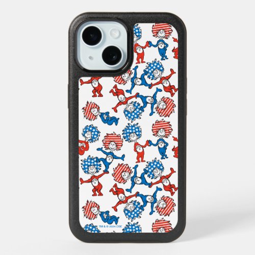 Dr Seuss  Thing One Thing Two US Flag Pattern iPhone 15 Case
