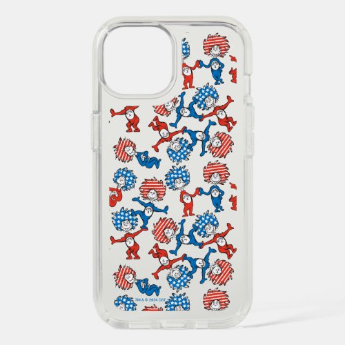 Dr Seuss  Thing One Thing Two US Flag Pattern iPhone 15 Case