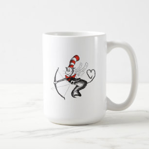 Dr. Seuss Valentine Cat in the Hat Cupid Coffee Mug