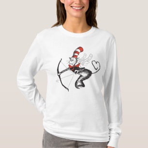 Dr. Seuss Valentine   Cat in the Hat Cupid T-Shirt