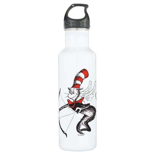 Dr Seuss Valentine  Cat in the Hat Cupid Water Bottle