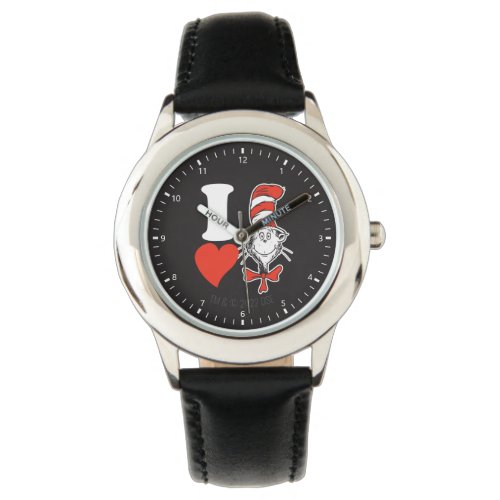 Dr Seuss Valentine  I Heart the Cat in the Hat Watch