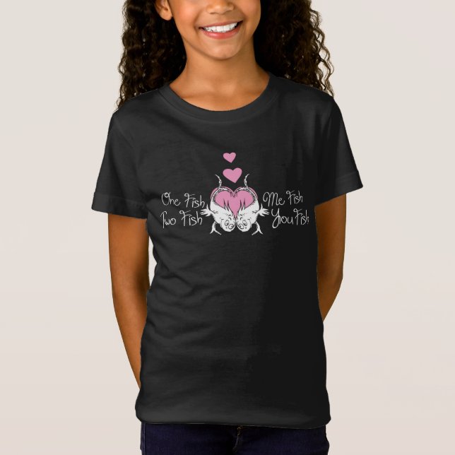 Dr. Seuss Valentine | One Fish Two Fish T-Shirt (Front)
