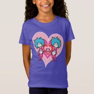 Dr. Seuss Valentine Thing One Thing Two T-Shirt