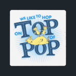 Dr. Seuss | We Like To Hop On Top Of Pop Metal Print<br><div class="desc">Check out these cute bears hopping on top of Pop from Dr. Seuss!</div>