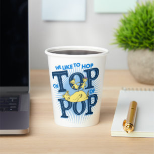 Dr. Seuss   We Like To Hop On Top Of Pop Paper Cups