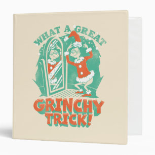 Dr. Seuss What a Great Grinchy Trick! 3 Ring Binder