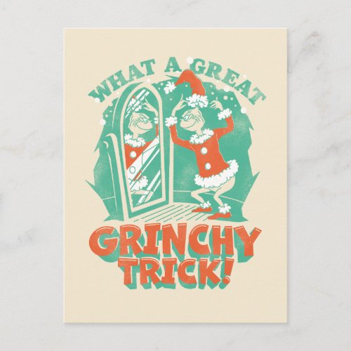 Dr Seuss  What a Great Grinchy Trick Postcard