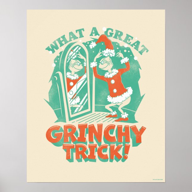 Dr. Seuss | What a Great Grinchy Trick! Poster (Front)