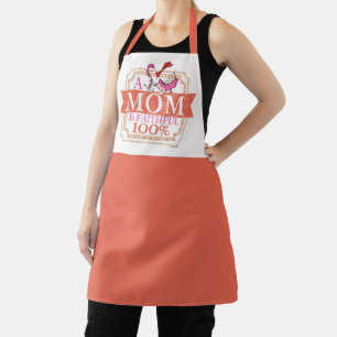 Dr. Seuss Who A Mom Is Faithful 100% Design Apron