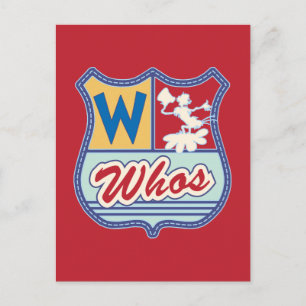 Dr. Seuss   Who-ville - Whos Crest Postcard
