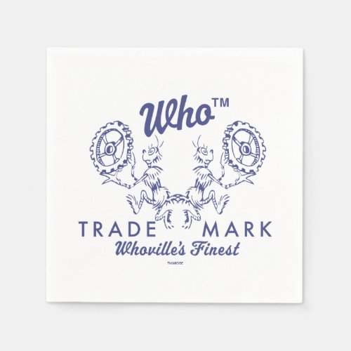 Dr Seuss  Who_villes Finest Logo Napkins