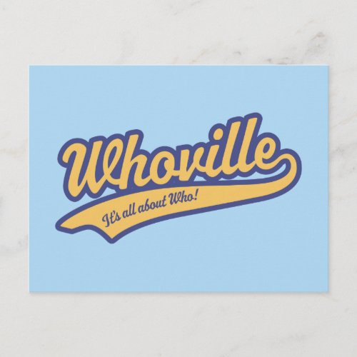 Dr Seuss  Whoville _ Its All About Who Postcard