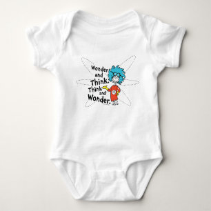 Dr. Seuss Wonder and Think. Think and Wonder. Baby Bodysuit