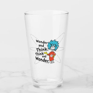 Dr. Seuss Wonder and Think. Think and Wonder. Glass
