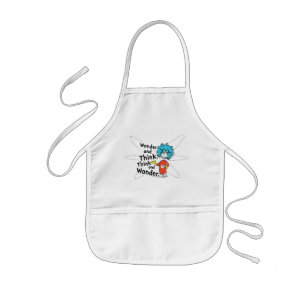 Dr. Seuss Wonder and Think. Think and Wonder. Kids' Apron