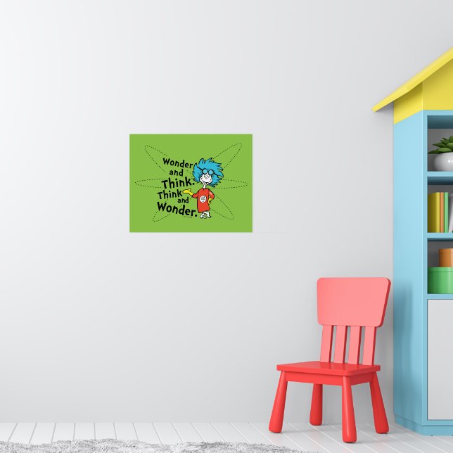 Dr. Seuss | Wonder and Think. Think and Wonder. Poster (Nursery 1)