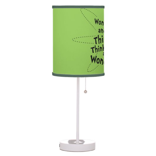 Dr. Seuss | Wonder and Think. Think and Wonder. Table Lamp (Left)