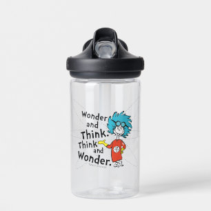 Dr. Seuss Wonder and Think. Think and Wonder. Water Bottle