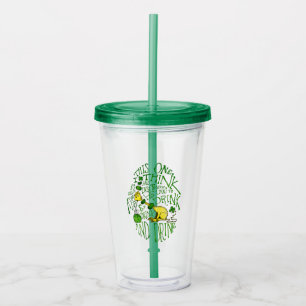 Dr. Seuss Yink - St. Patrick's Day Acrylic Tumbler